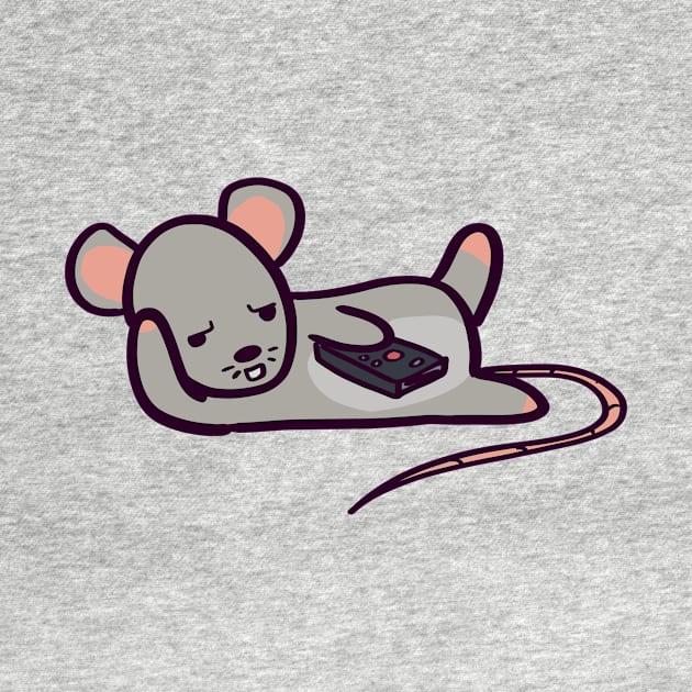 Couch Potato Rat by ThumboArtBumbo